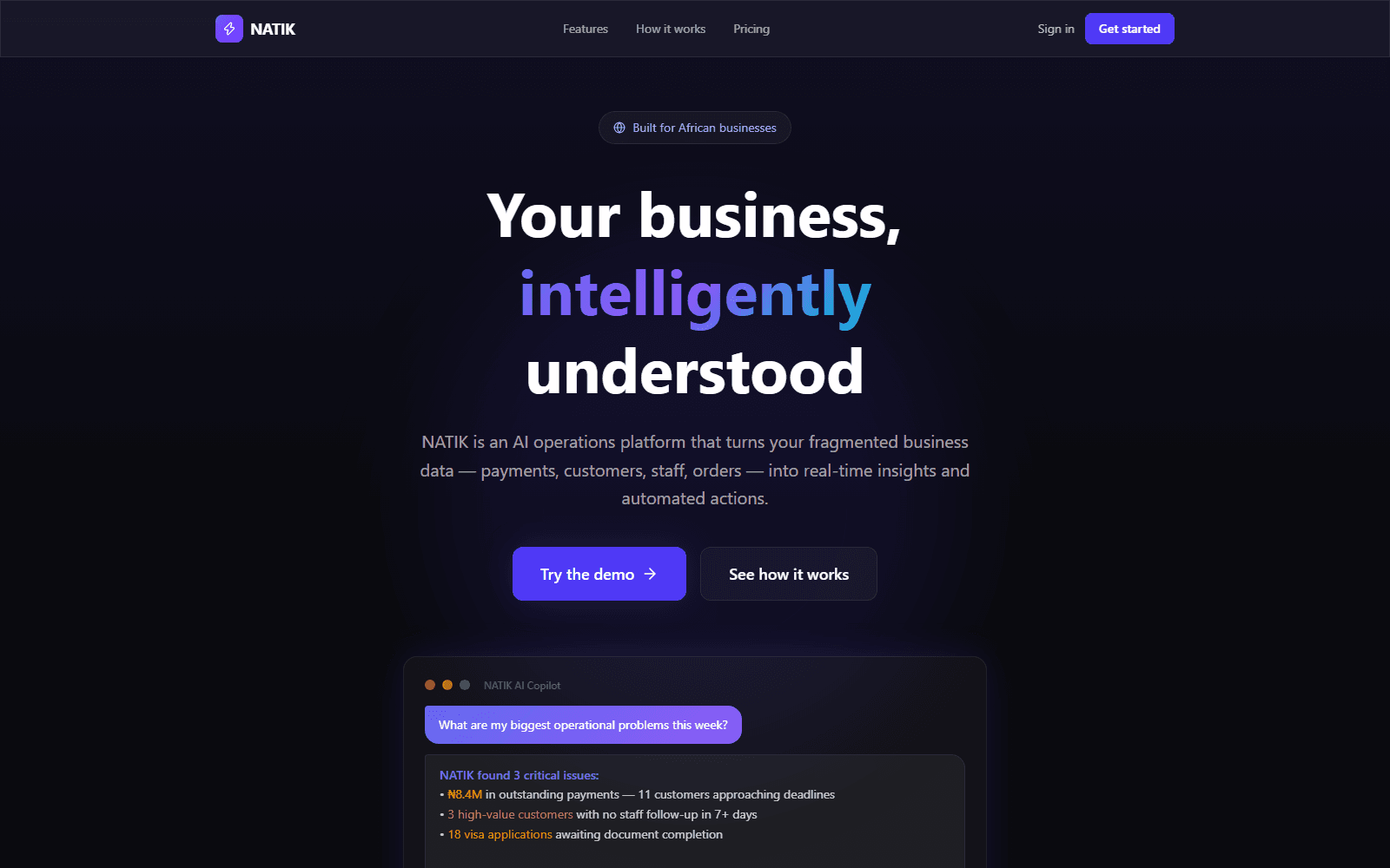 NATIK — screenshot